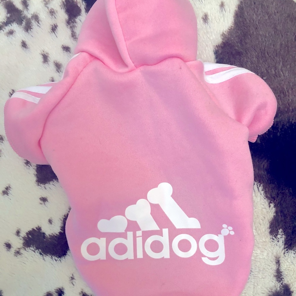 🌻 3/30 Pink Adidog Sweater
